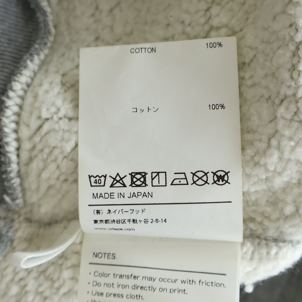 WTAPS(ダブルタップス) DSPLN 両面プリント プルオーバーパーカー フーディー グレー 212ATDT-CSM29
