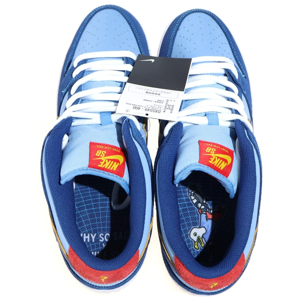 NIKE(ナイキ) ×WHY SO SAD DUNK LOW ワイ ソー サド ダンク ローカットスニーカー ブルー US12/30cm DX5549-400