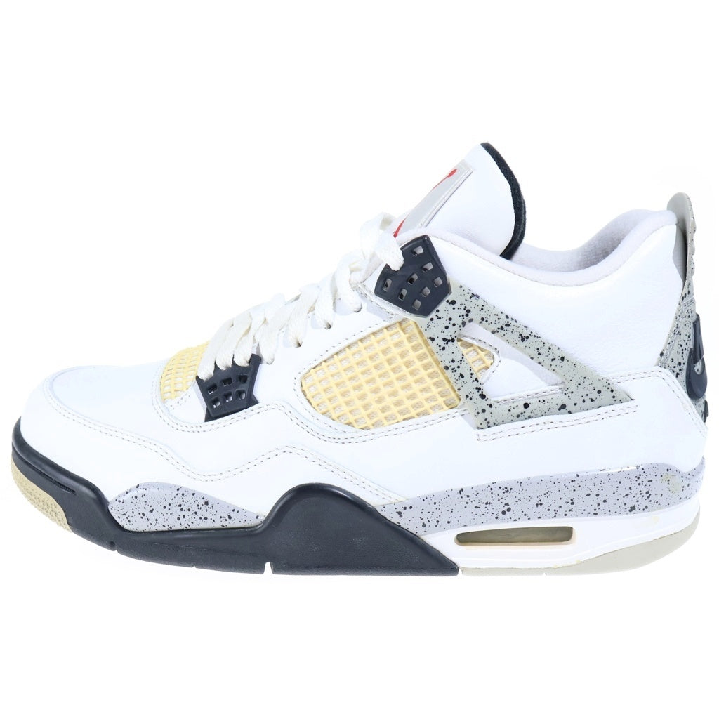NIKE(ナイキ) Air Jordan Retro エア ジョーダン 4 レトロ ローカットスニーカー ホワイト US9.5/27.5cm 840606-192