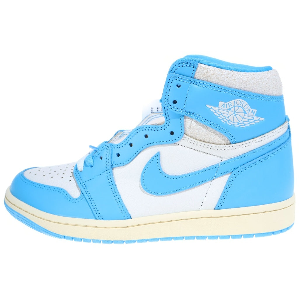 NIKE(ナイキ) AIR JORDAN 1 RETRO HIGH OG UNC REIMAGINED エアジョーダン1 レトロ ハイ オージー ユーエヌシー リイマジンド ハイカットスニーカー ブルー/ホワイト US9/27cm DZ5485-402