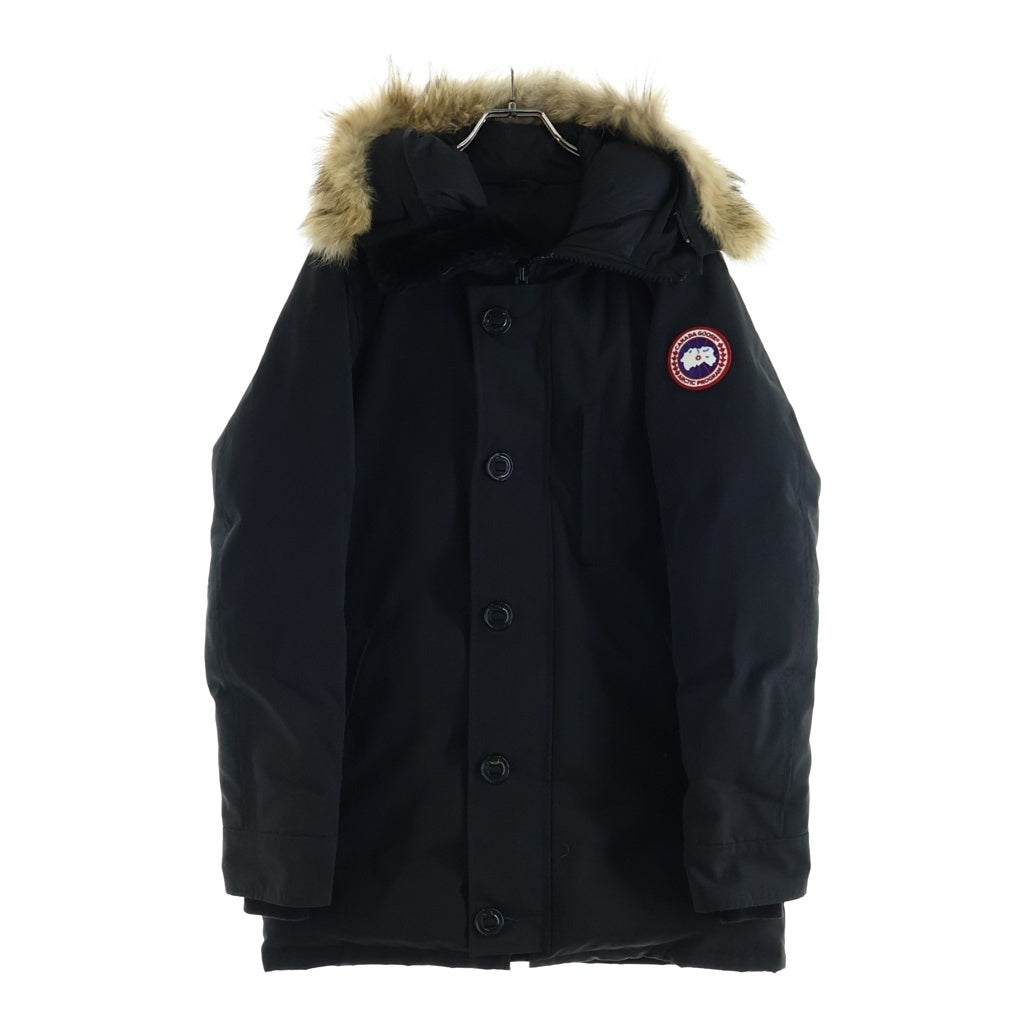 CANADA GOOSE(カナダグース) JASPER ジャスパー ファーフード付きジップアップナイロン ダウンジャケット ブラック 3438JM