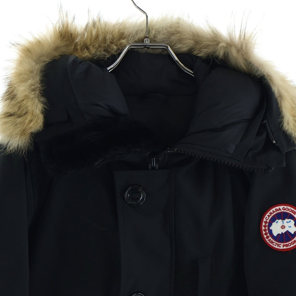 CANADA GOOSE(カナダグース) JASPER ジャスパー ファーフード付きジップアップナイロン ダウンジャケット ブラック 3438JM
