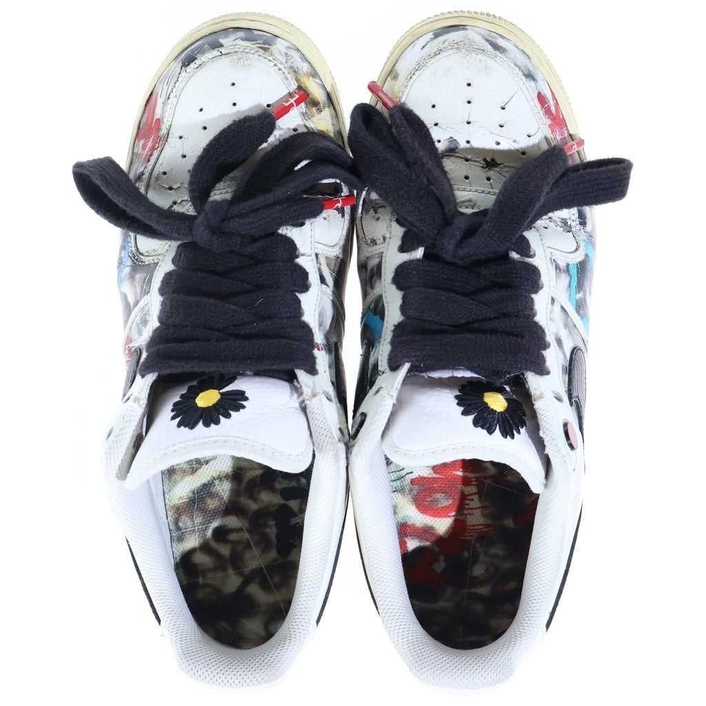NIKE(ナイキ) ×PEACEMINUSONE AIR FORCE1 07 PARANOISE ピースマイナスワン エアフォース1 パラノイズ ローカットスニーカー ホワイト US10/28cm DD3223-100