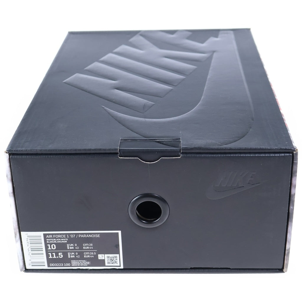 NIKE(ナイキ) ×PEACEMINUSONE AIR FORCE1 07 PARANOISE ピースマイナスワン エアフォース1 パラノイズ ローカットスニーカー ホワイト US10/28cm DD3223-100