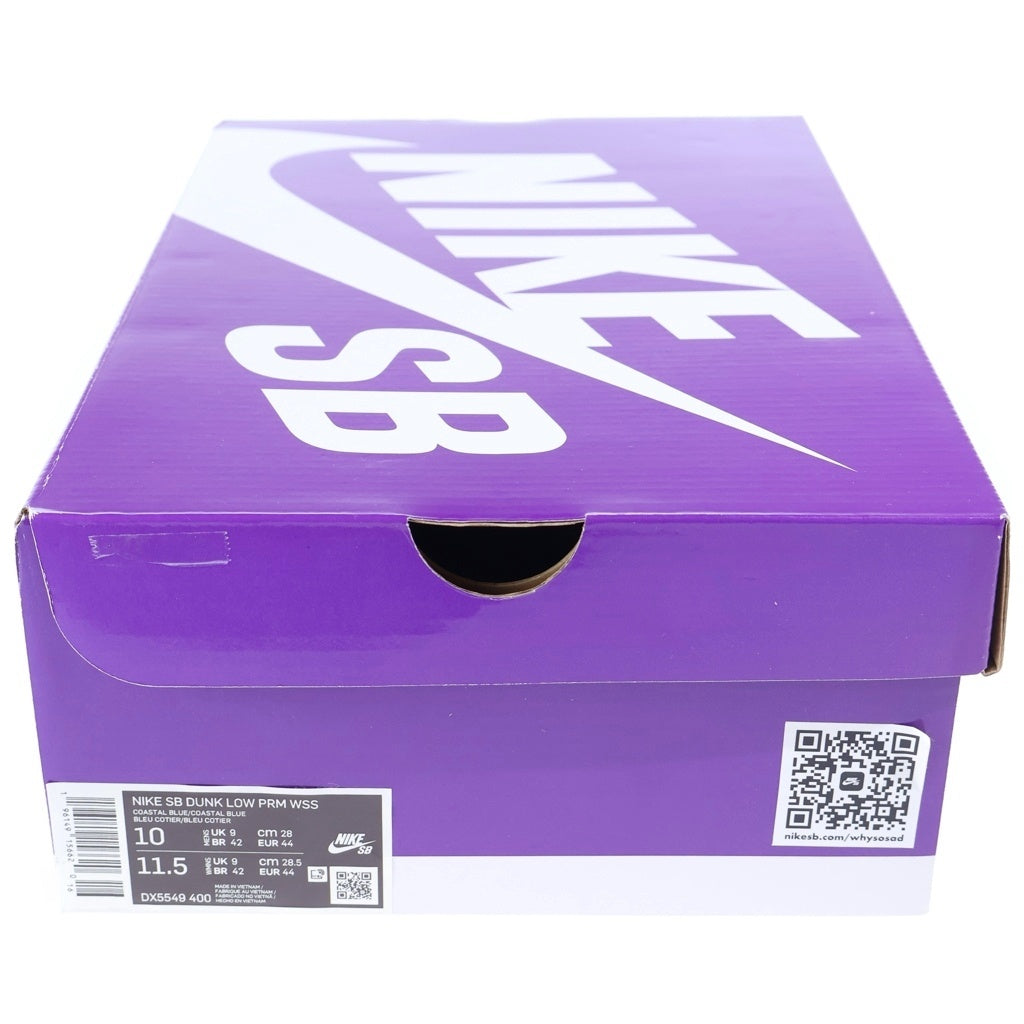 NIKE(ナイキ) ×WHY SO SAD? DUNK LOW ワイ ソー サド? ダンク ローカットスニーカー ブルー US10/28cm DX5549-400