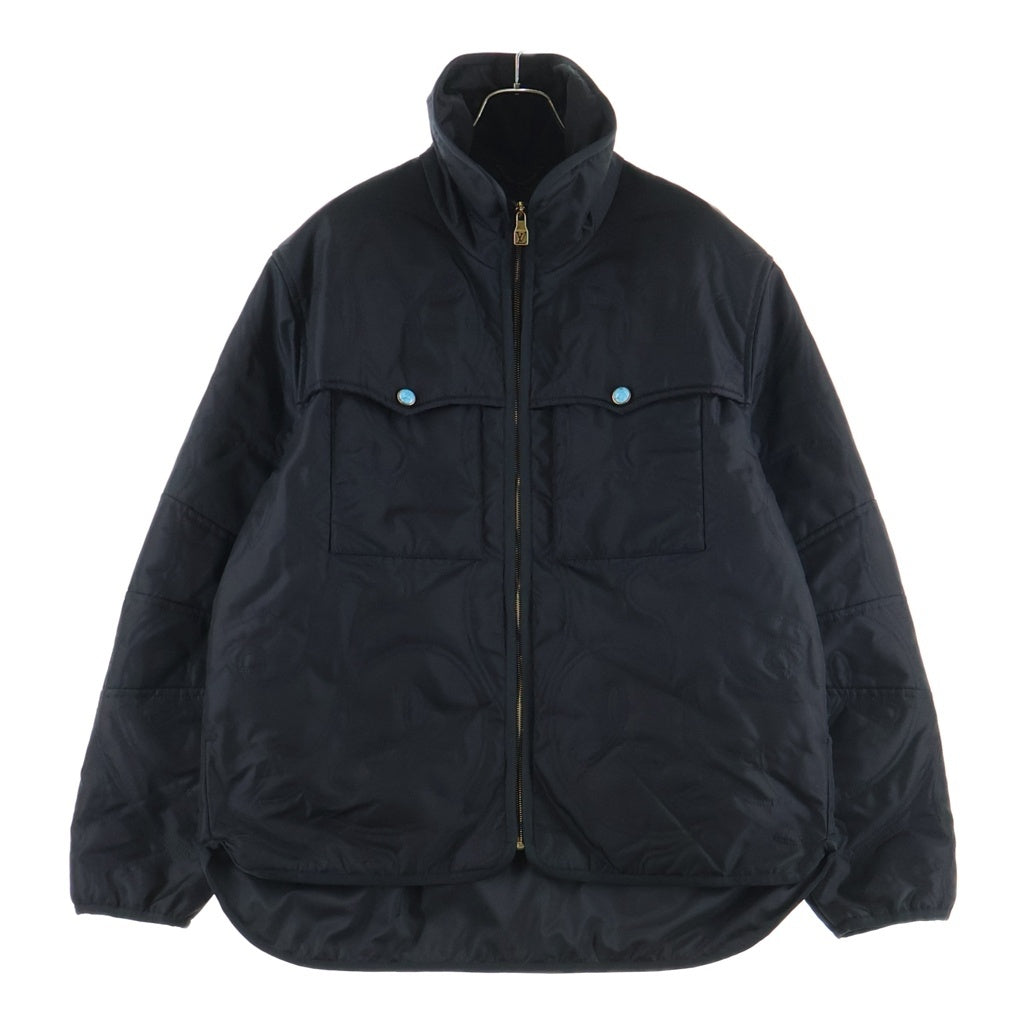 LOUIS VUITTON(ルイヴィトン) 24AW ターコイズボタン キルテッドオーバーシャツ ジャケット ブラック RM242M LKK HRB63E