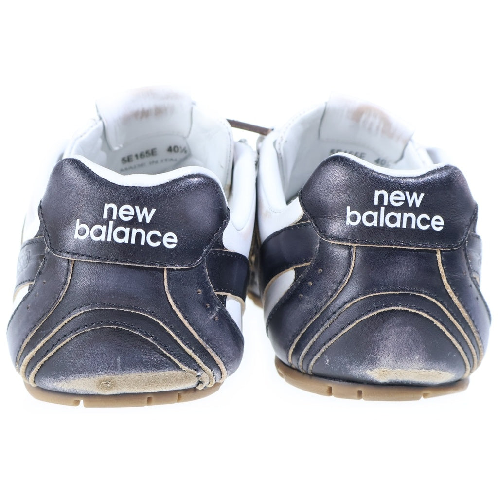 miumiu(ミュウミュウ) ×NEW BALANCE ニューバランス レザーローカットスニーカー ブラック/ホワイト 5E165E