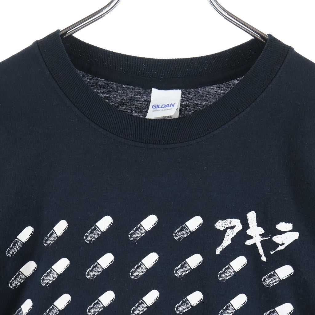BRAIN-DEAD(ブレインデッド) ×AKIRA RAT BRAIN 両面プリント 長袖Tシャツ カットソー ブラック