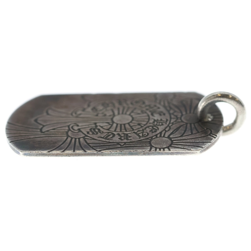 CHROME HEARTS(クロムハーツ) D TAG LRG GOD BLESS ラージ ゴッドブレス ドッグタグ ペンダントトップ シルバー