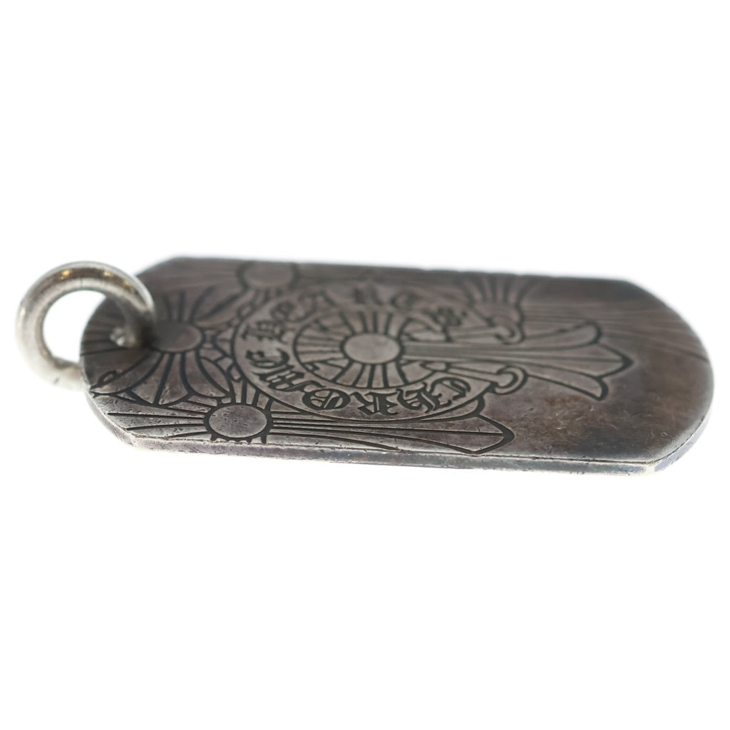CHROME HEARTS(クロムハーツ) D TAG LRG GOD BLESS ラージ ゴッドブレス ドッグタグ ペンダントトップ シルバー