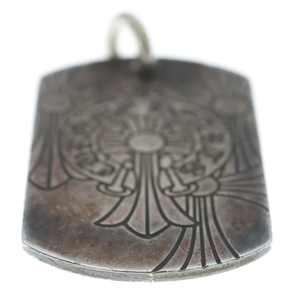 CHROME HEARTS(クロムハーツ) D TAG LRG GOD BLESS ラージ ゴッドブレス ドッグタグ ペンダントトップ シルバー