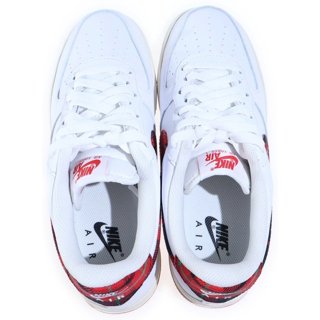 NIKE(ナイキ) AIR FORCE 1 LOW PLAID エアフォース1 ロー プレイド ローカットスニーカー ホワイト/レッド US7.5/25.5cm DV0789-100