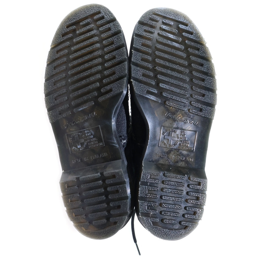 Dr.Martens(ドクターマーチン) ×OFF-WHITE Bleached Denim Boot オフホワイト ブリーチドデニムブーツ ブラック US8/26cm 22688