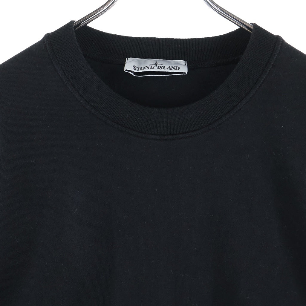 STONE ISLAND(ストーンアイランド) Crew Neck Sweatshirt ロゴワッペン クルーネック スウェット トレーナー ブラック L2S156100060S0051