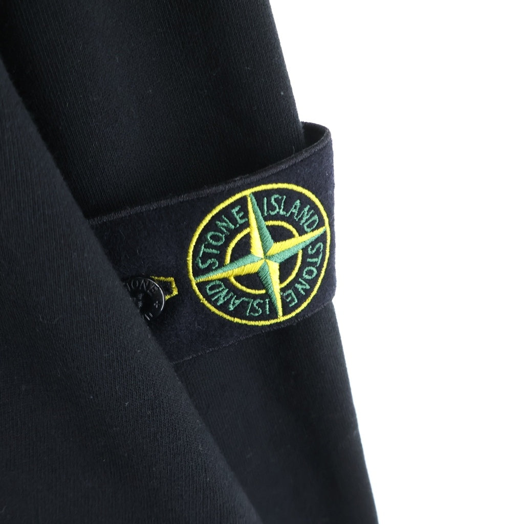 STONE ISLAND(ストーンアイランド) Crew Neck Sweatshirt ロゴワッペン クルーネック スウェット トレーナー ブラック L2S156100060S0051