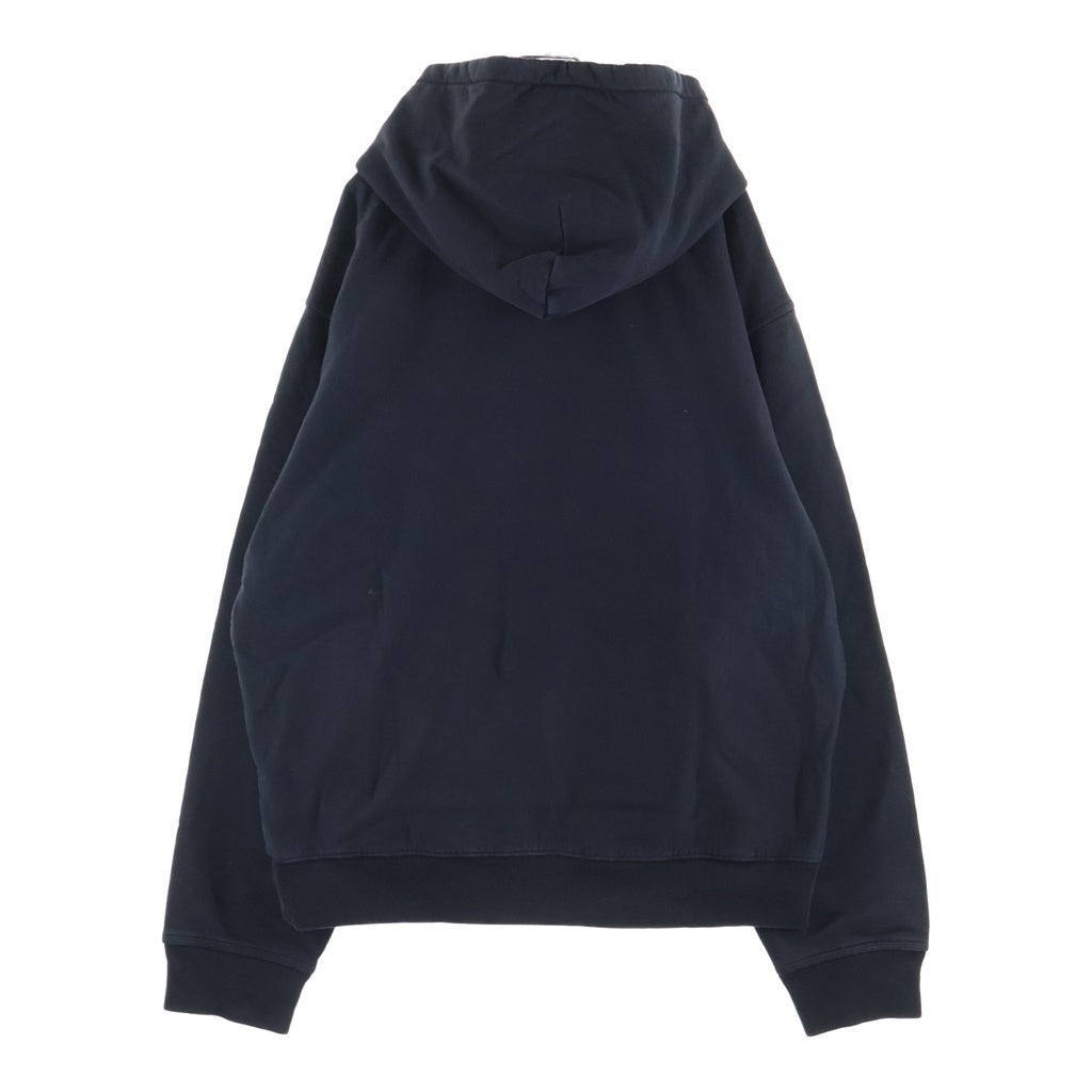 STUSSY(ステューシー) フロント ストックロゴ刺繍 プルオーバーパーカー フーディー ブラック