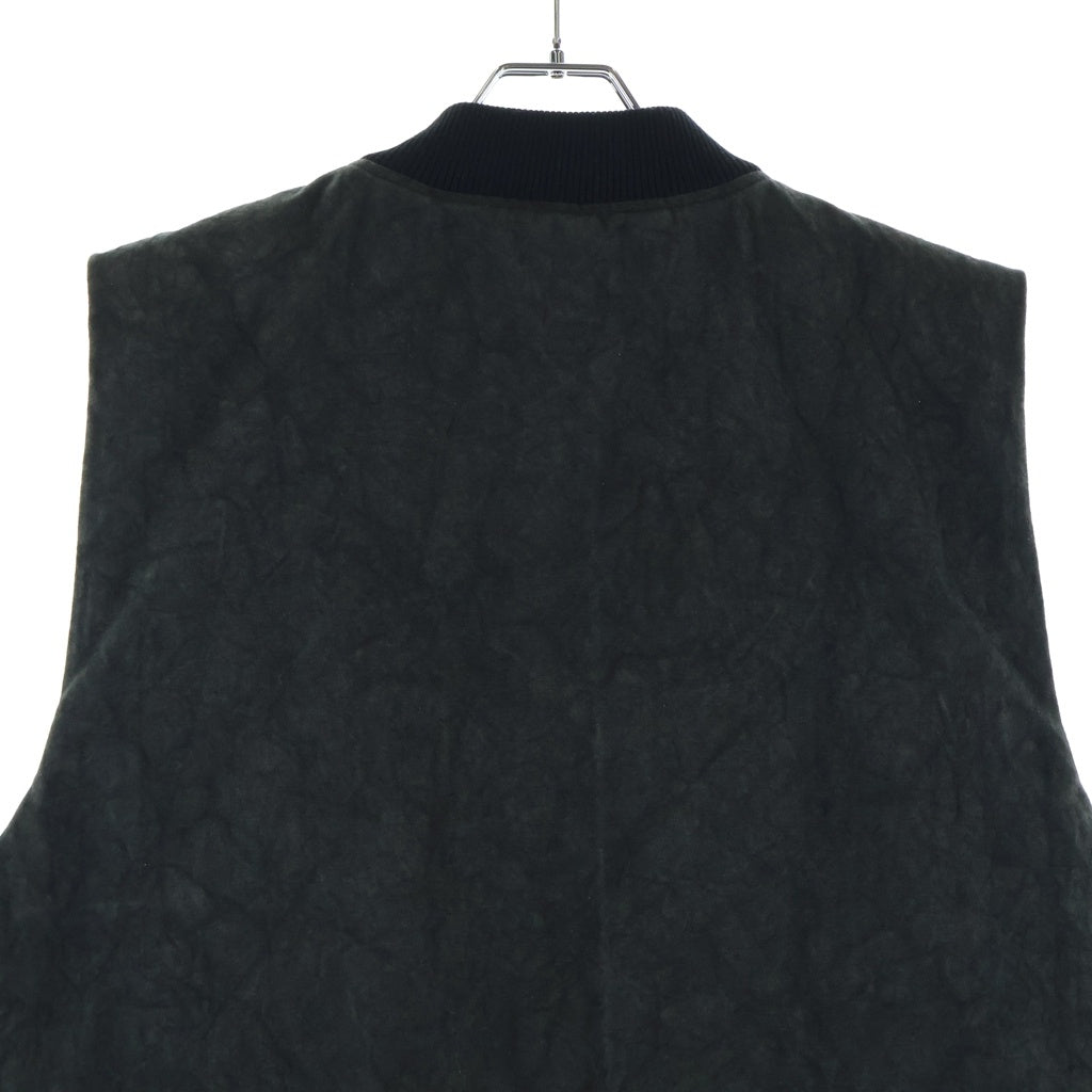 STUSSY(ステューシー) Washed Canvas Primaloft Vest ウォッシュドキャンバスプリマロフトベスト チャコール