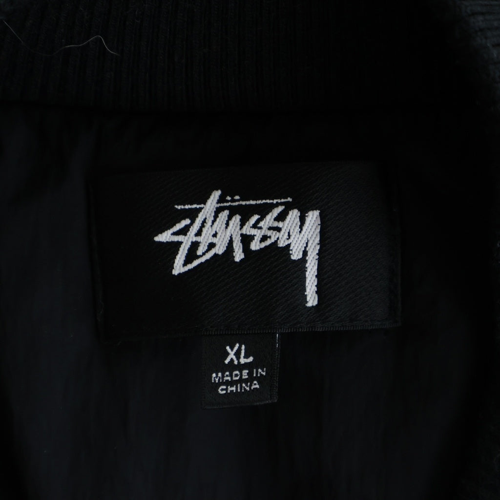 STUSSY(ステューシー) Washed Canvas Primaloft Vest ウォッシュドキャンバスプリマロフトベスト チャコール