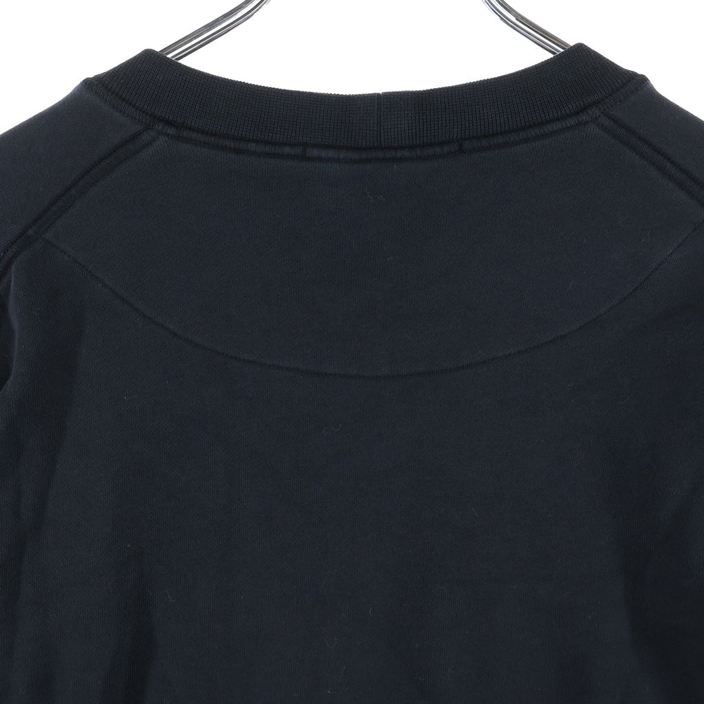 STONE ISLAND(ストーンアイランド) Sweatshirt ロゴワッペン クルーネックスウェットトレーナー ブラック 741563051