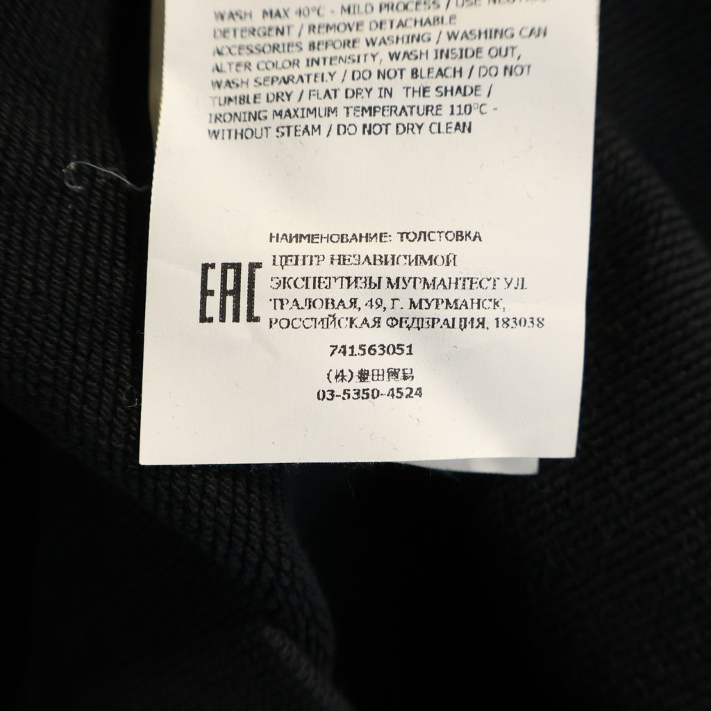 STONE ISLAND(ストーンアイランド) Sweatshirt ロゴワッペン クルーネックスウェットトレーナー ブラック 741563051
