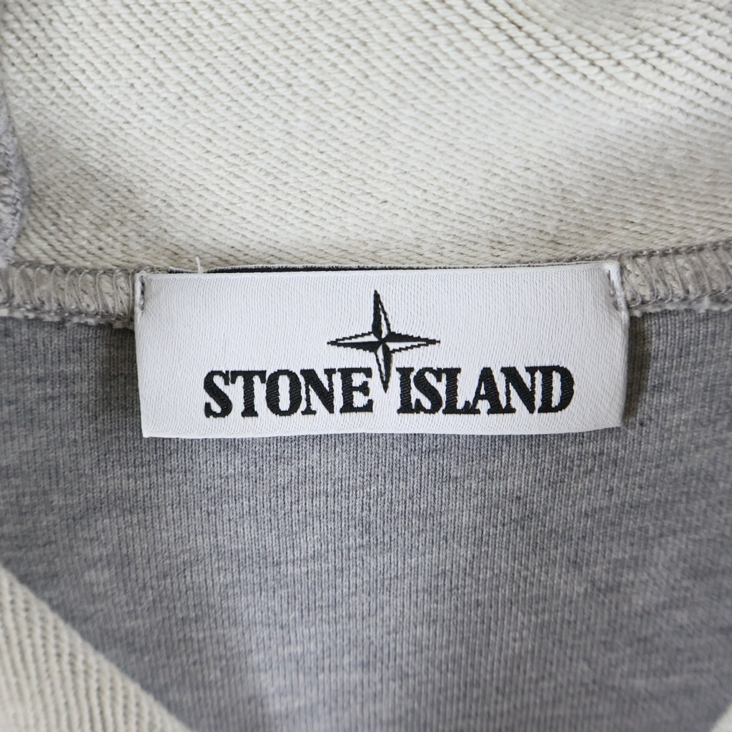 STONE ISLAND(ストーンアイランド) Hoodie ロゴワッペン プルオーバースウェットパーカー フーディー グレー 741564151