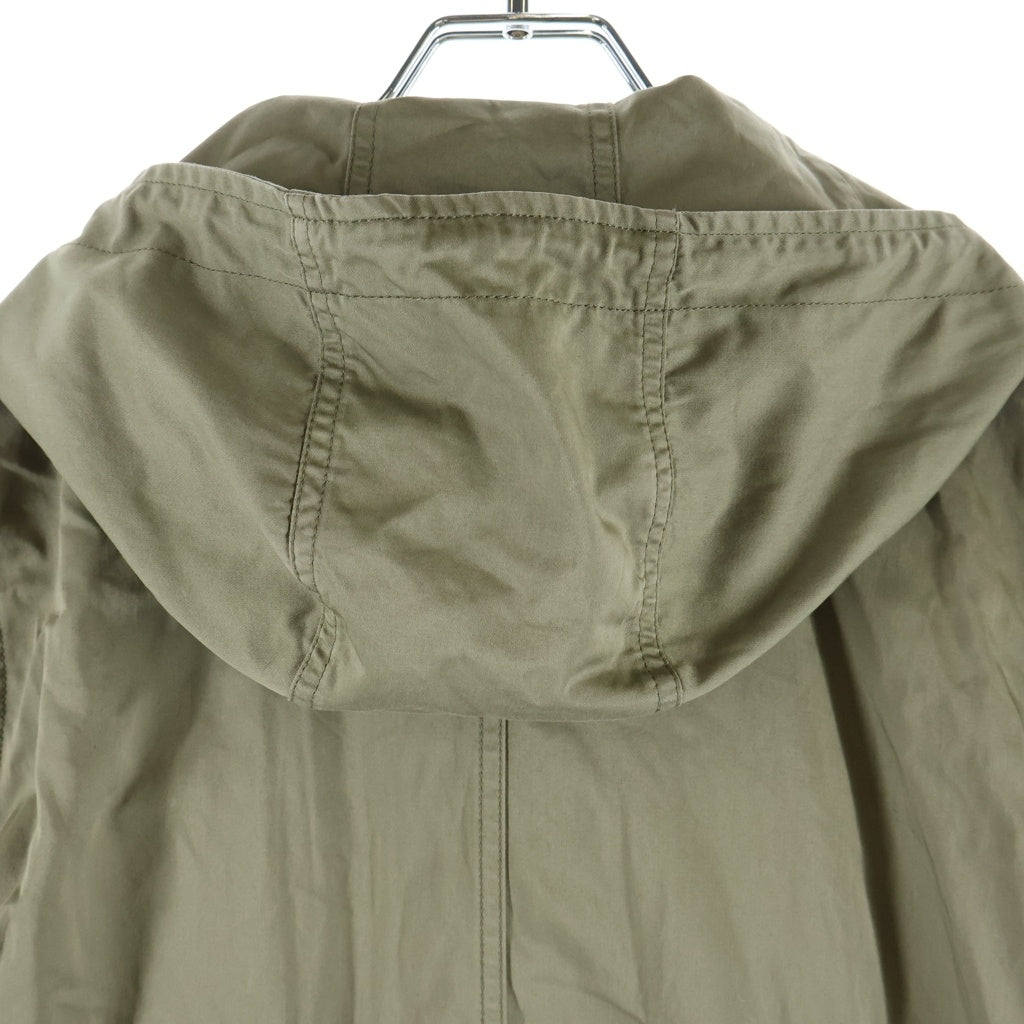 MM6 Maison Margiela(エムエムシックスメゾンマルジェラ) 17SS Long Flared Hooded Parka パーカー ロングコート グリーン S52AH0004 S47300 レディース