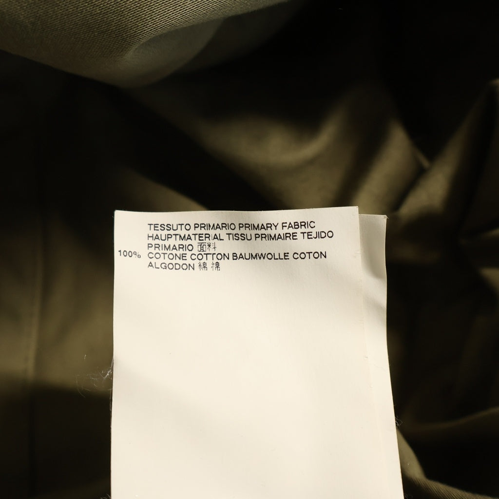 MM6 Maison Margiela(エムエムシックスメゾンマルジェラ) 17SS Long Flared Hooded Parka パーカー ロングコート グリーン S52AH0004 S47300 レディース