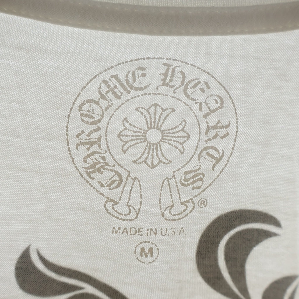 CHROME HEARTS(クロムハーツ) HONOLULU CH PLS S/S T-SHIRT ホノルル限定 バッグCHプラスプリント 半袖Tシャツ カットソー ホワイト