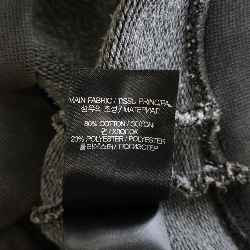 VETEMENTS(ヴェトモン) 23SS CUT-UP-ZIP-UP HOODIE カット 再構築 カットアップ ジップアップパーカー フーディ- グレー UE63HD370B
