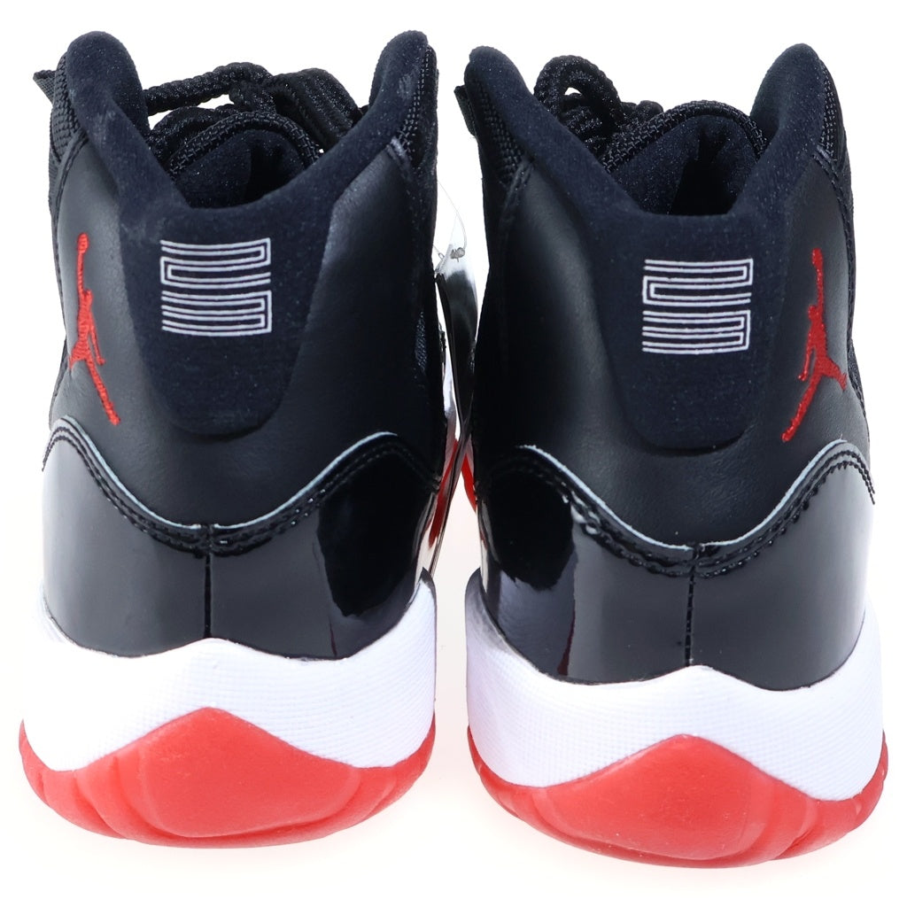 NIKE(ナイキ) GS AIR JORDAN 11 RETRO BRED ジーエス エアジョーダン11 レトロ ブレッド ハイカットスニーカー ブラック/レッド US6Y/24cm レディース 378038-061