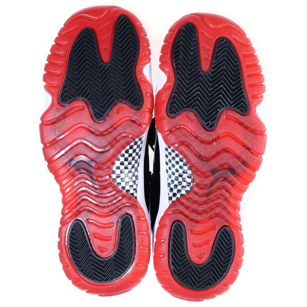 NIKE(ナイキ) GS AIR JORDAN 11 RETRO BRED ジーエス エアジョーダン11 レトロ ブレッド ハイカットスニーカー ブラック/レッド US6Y/24cm レディース 378038-061