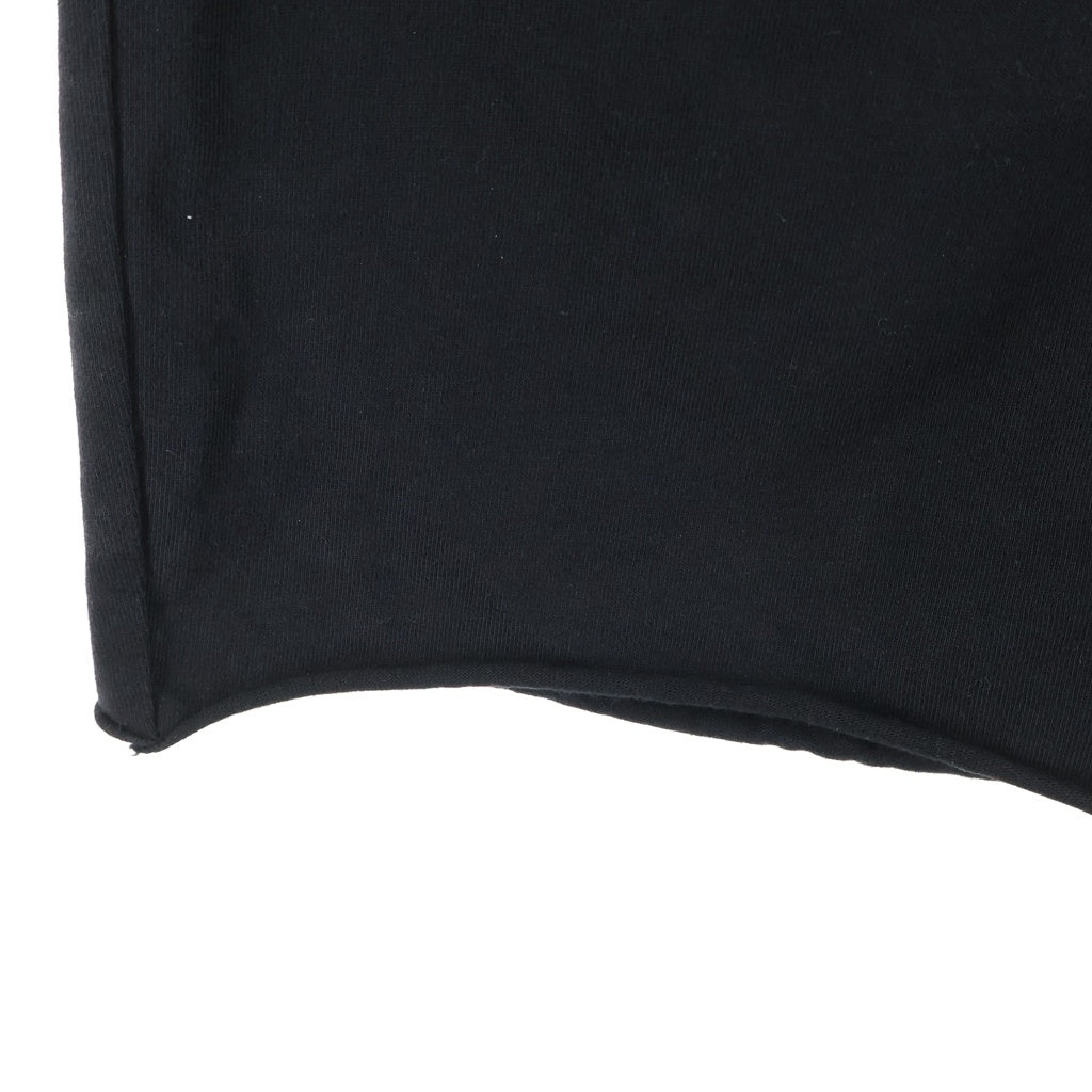 Rick Owens DRKSHDW(リックオウエンス ダークシャドウ) DRAWSTRING PODS ドローストリング ポッズ スウェットナイロン切替 ショーツ ショートパンツ ブラック DUO01F4380-RIGP