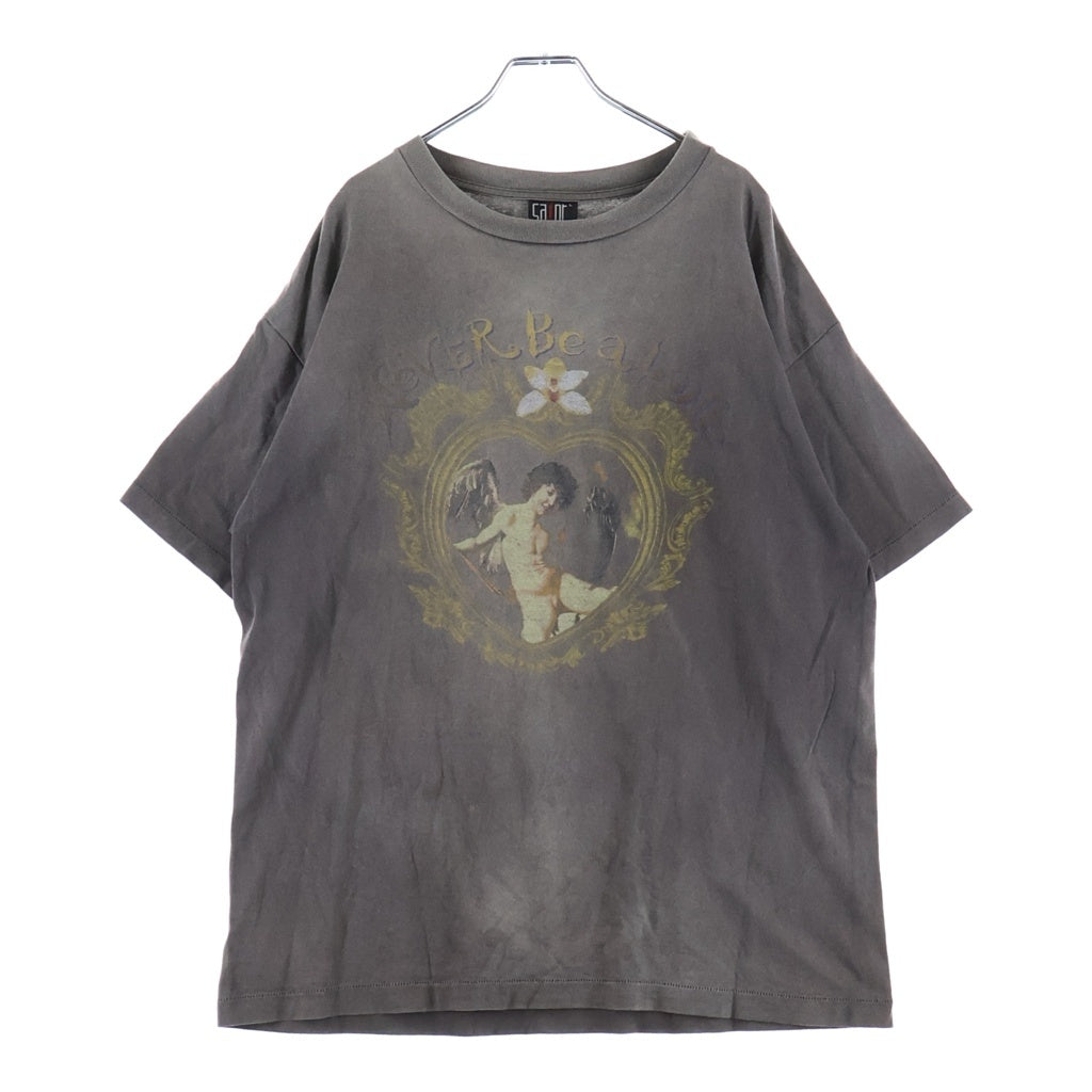 SAINT MICHAEL(セントマイケル) 22SS NeVeR Be aLoNe S/S Tee 両面プリント 半袖Tシャツ カットソー ブラック SM-S22-0000-010