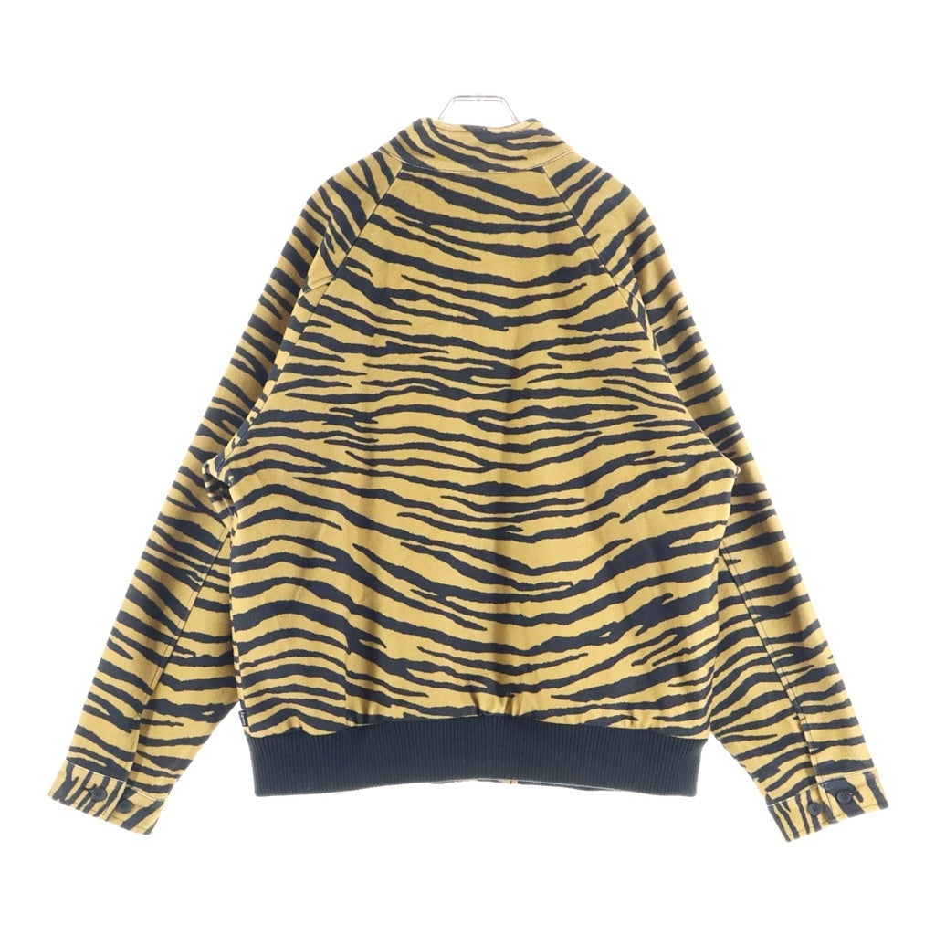 SUPREME(シュプリーム) 19AW Wool Harrington Jacket ロロピアーナ タイガー総柄 ウールハリントンジャケット ベージュ