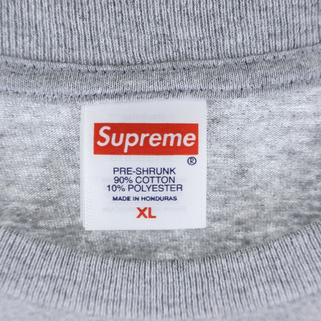 SUPREME(シュプリーム) 26SS Arabic Box Logo Tee アラビックボックスロゴ フロントプリント 半袖Tシャツ カットソー グレー