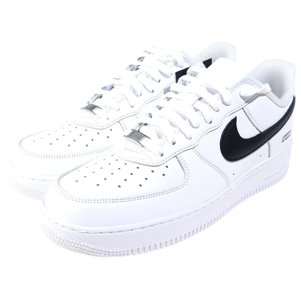 NIKE(ナイキ) ×SUPREME AIR FORCE 1 LOW WHITE BLACK シュプリーム エアフォース ブラック ローカットスニーカー ホワイト/ブラック US11/29cm CU9225-102