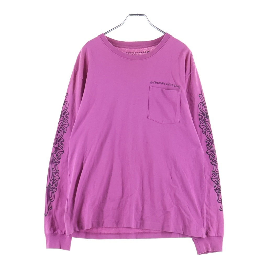 CHROME HEARTS(クロムハーツ) 21SS ×MATTY BOY PPO PHYSM L/S T-Shirt マッティボーイ フィズム 両面プリント 長袖Tシャツ カットソー パープル