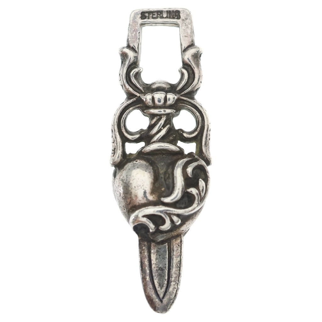 CHROME HEARTS(クロムハーツ) DAGGER HEART ダガーハート ペンダントトップ シルバー BCA243