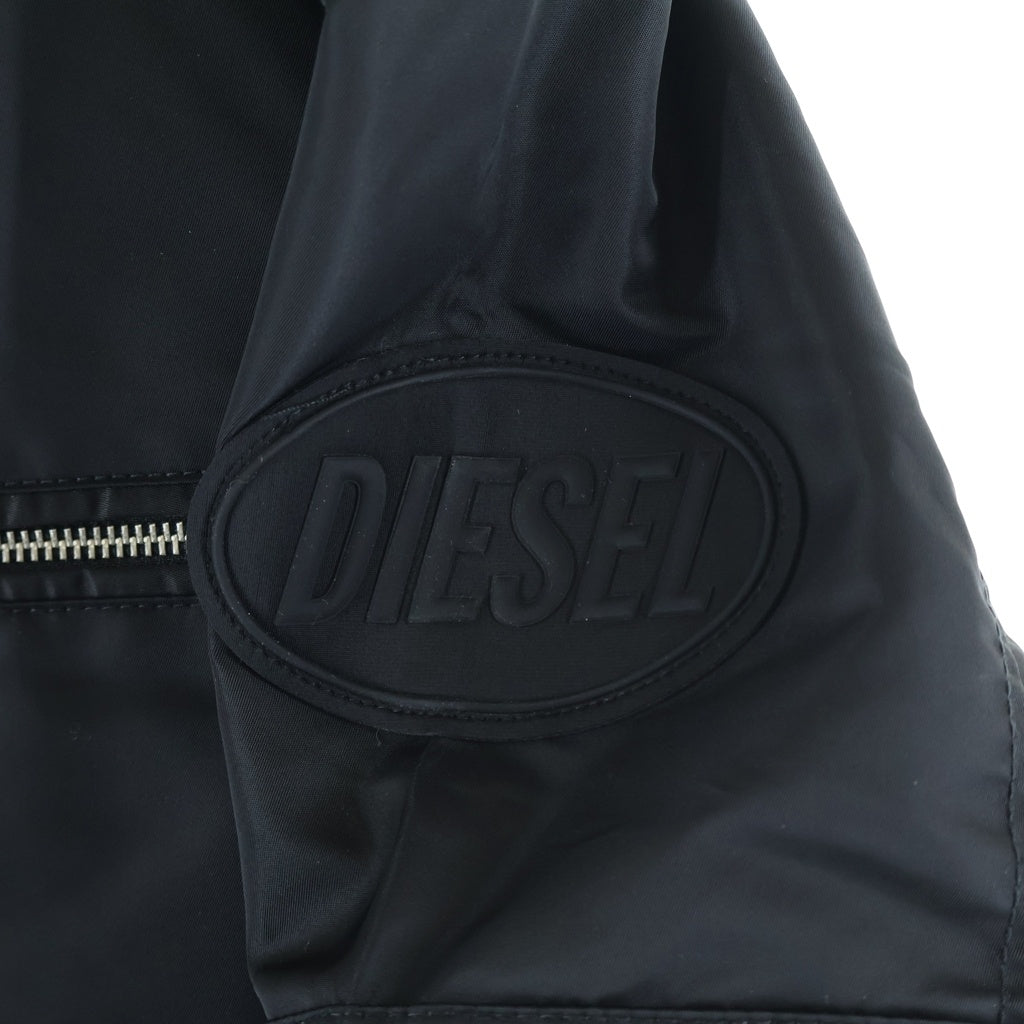 DIESEL(ディーゼル) J-GLORY RAEZA ナイロンシングルライダース ジャケット ブラック 0CPAJ