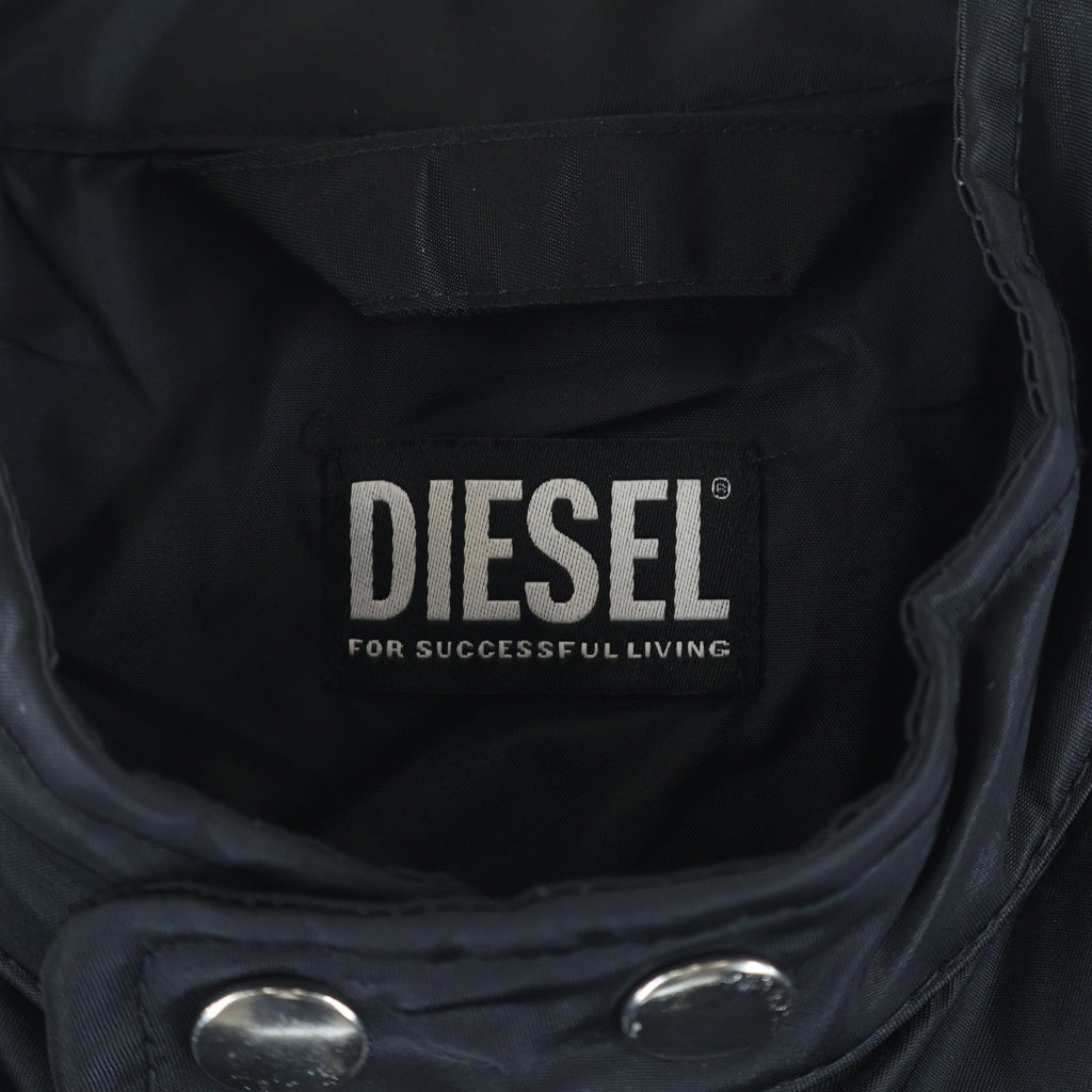 DIESEL(ディーゼル) J-GLORY RAEZA ナイロンシングルライダース ジャケット ブラック 0CPAJ