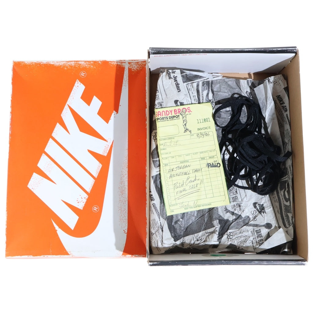NIKE(ナイキ) AIR JORDAN 1 HIGH OG LOST & FOUND CHICAGO エアジョーダン1 ロスト&ファウンド ハイカットスニーカー ブラック/ホワイト/レッド US7.5/25.5cm DZ5485-612