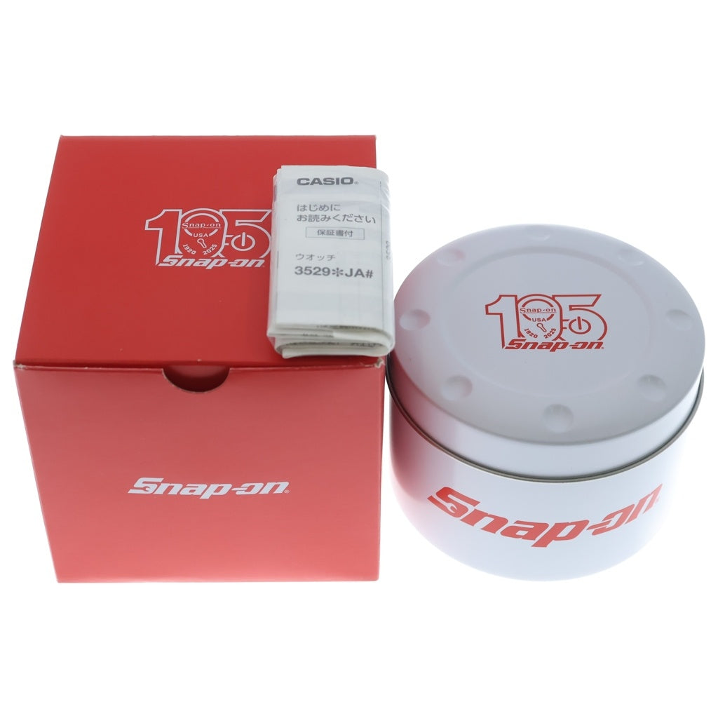 CASIO G-SHOCK(カシオ ジーショック) ×SNAP-ON 105 ANNIVERSARY スナップオン 105周年モデル デジタルウォッチ 腕時計 ホワイト C-MGSA7-306