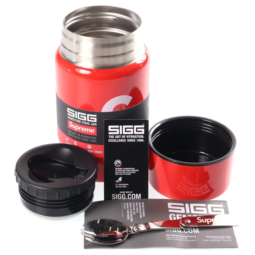 SUPREME(シュプリーム) 21AW ×SIGG 0.75L Hood Jar シグ 0.75リットル フードジャー レッド
