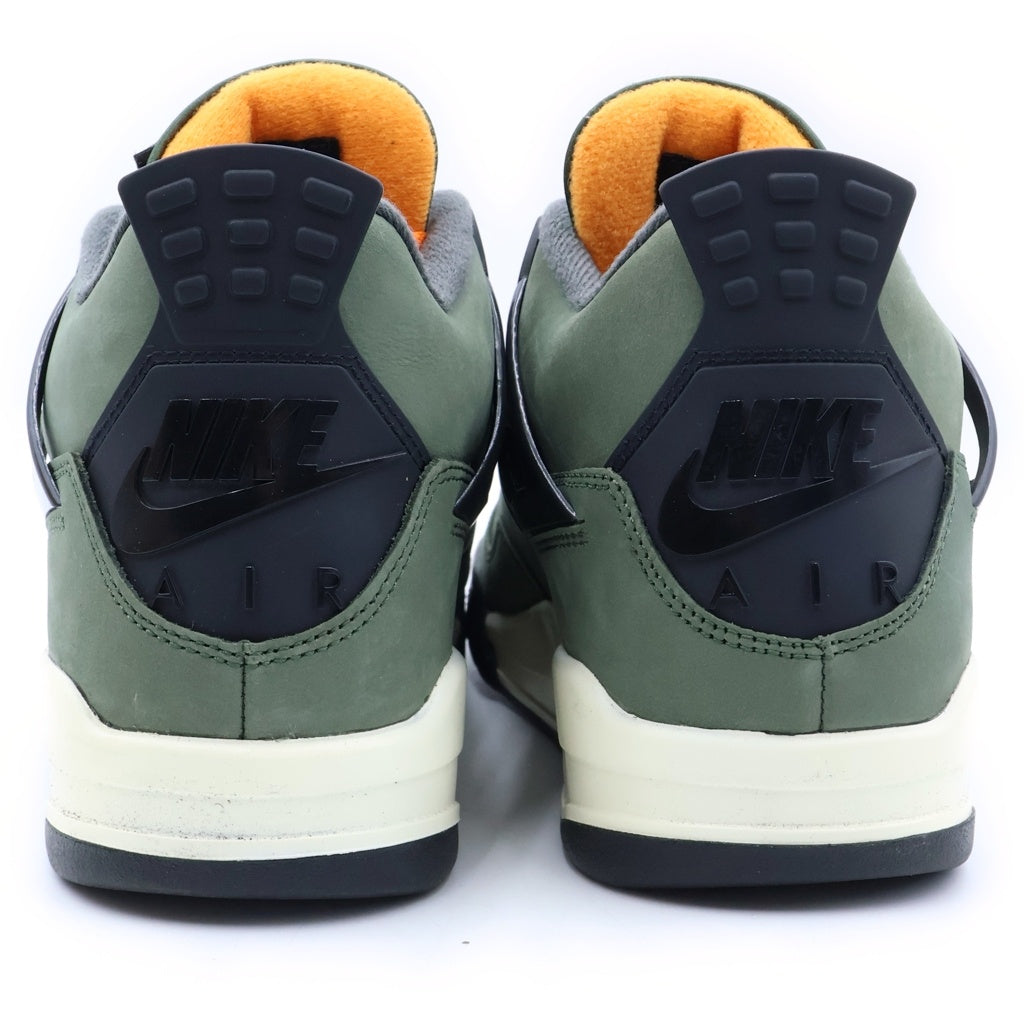NIKE(ナイキ) ×UNDEFEATED AIR JORDAN 4 RETRO DEEP GREEN アンディフィーテッド エアジョーダン4 レトロ ディープグリーン ハイカットスニーカー カーキ US10.5/28.5cm IB1519-200