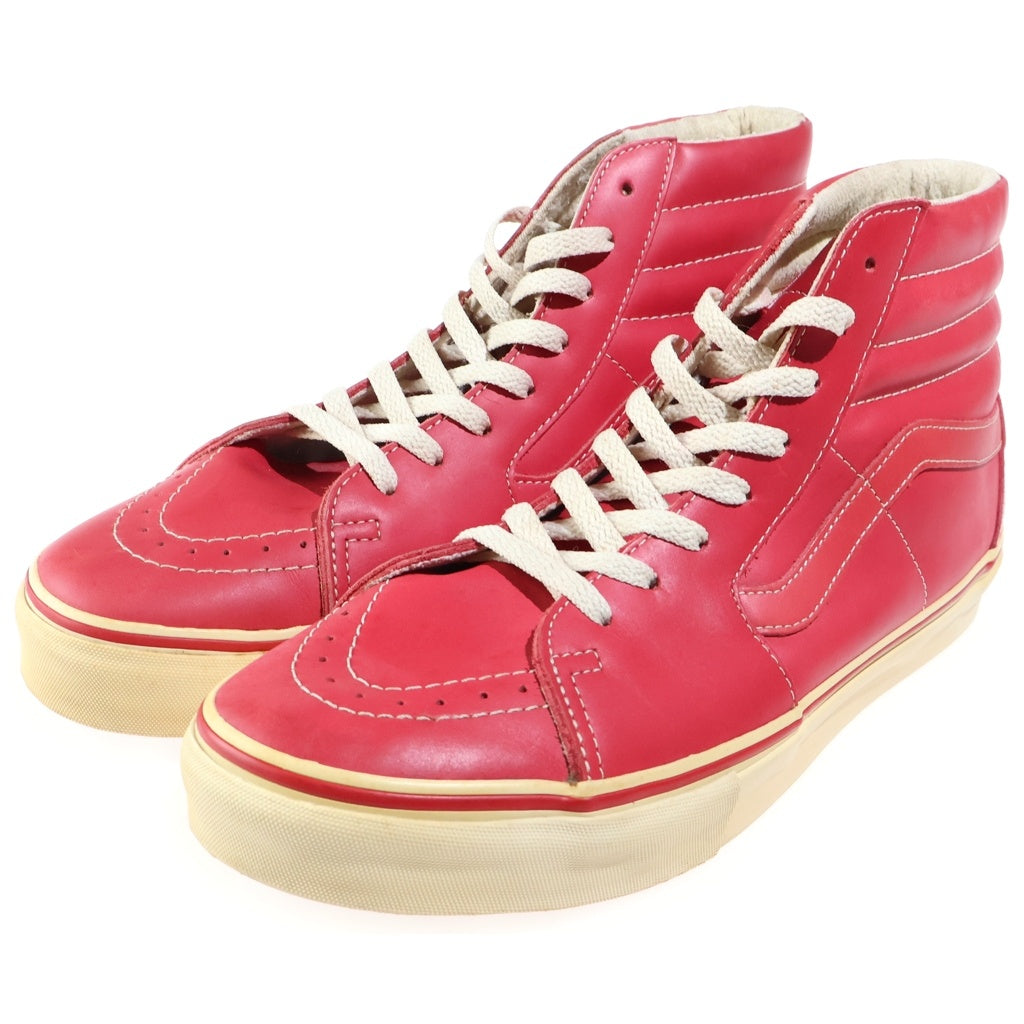 VANS(ヴァンズ) 【観賞用】 90s Sk8-Hi スケートハイ レザー ハイカットスニーカー レッド US10/28cm