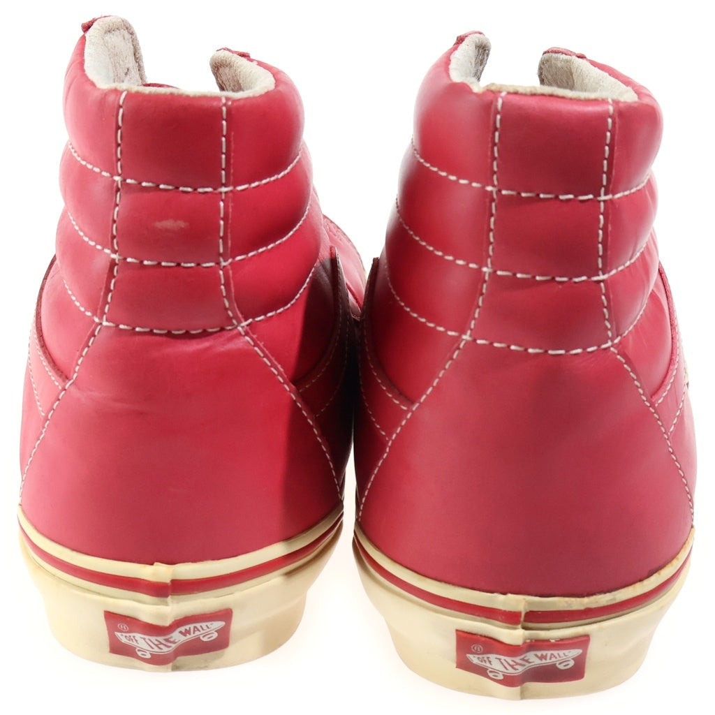 VANS(ヴァンズ) 【観賞用】 90s Sk8-Hi スケートハイ レザー ハイカットスニーカー レッド US10/28cm