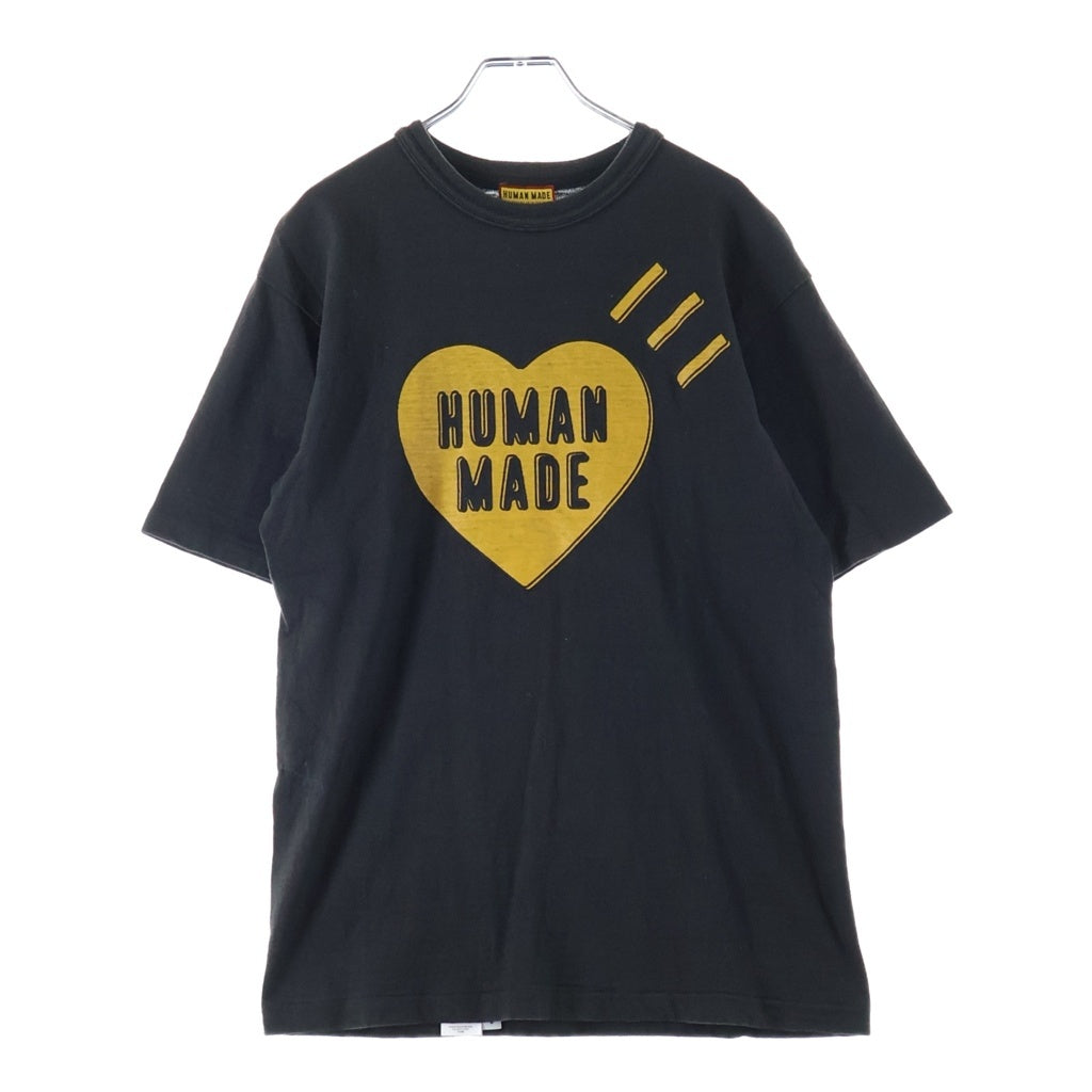 HUMAN MADE(ヒューマンメイド) DRY ALLS S/S Tee ドライオール フロントロゴ 両面プリント 半袖 Tシャツ カットソー チャコール