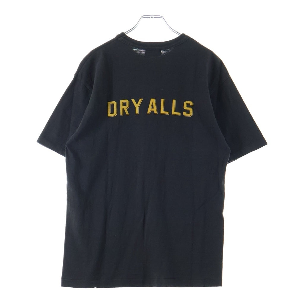 HUMAN MADE(ヒューマンメイド) DRY ALLS S/S Tee ドライオール フロントロゴ 両面プリント 半袖 Tシャツ カットソー チャコール