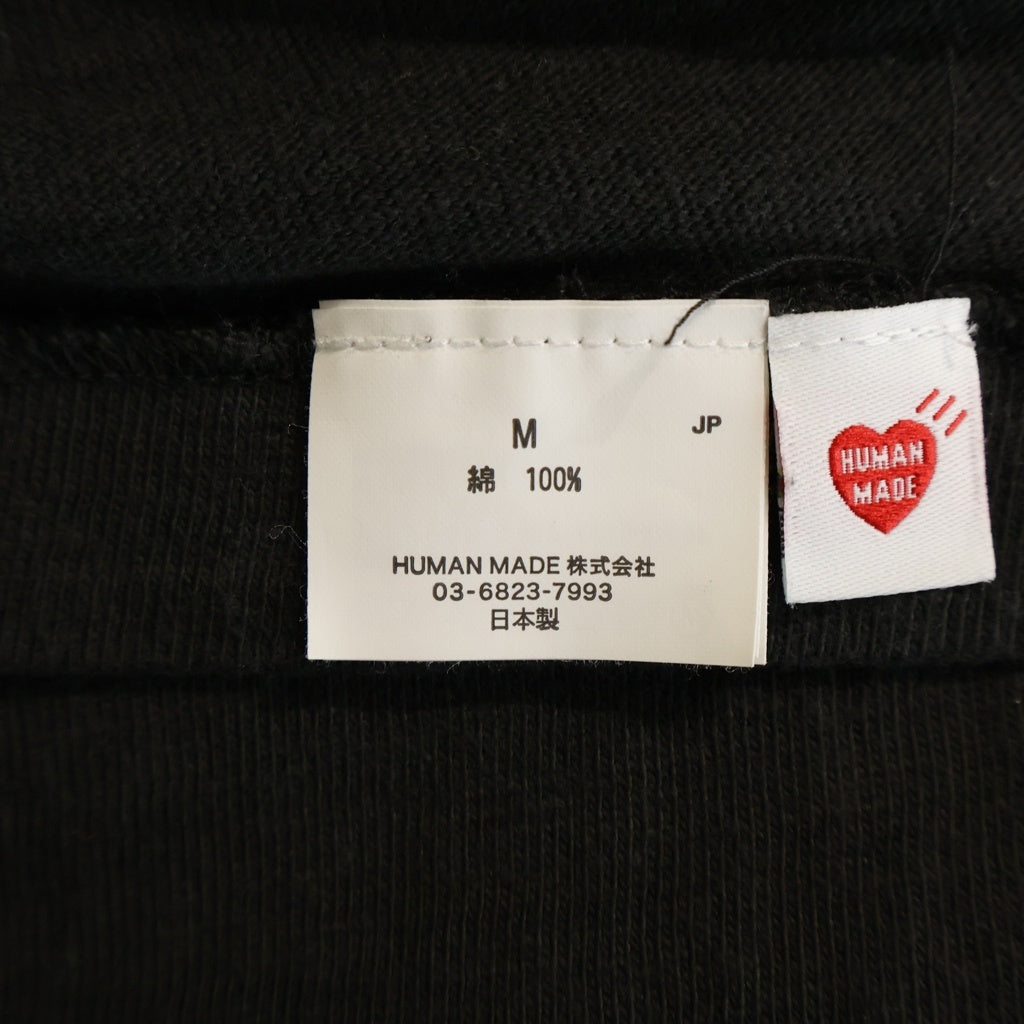 HUMAN MADE(ヒューマンメイド) DRY ALLS S/S Tee ドライオール フロントロゴ 両面プリント 半袖 Tシャツ カットソー チャコール