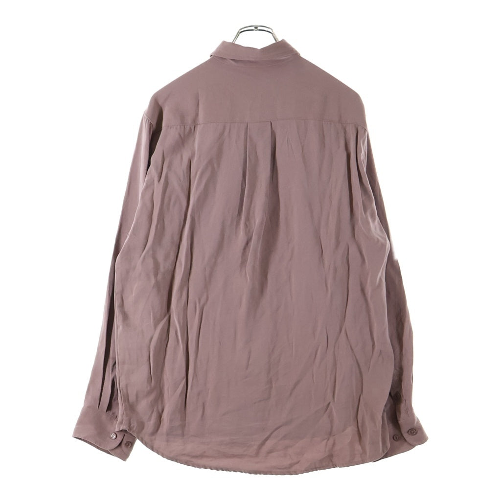 KITH(キス) Vaughn Button Up Shirt ヴォーン ボタン アップ 無地 長袖シャツ ピンク